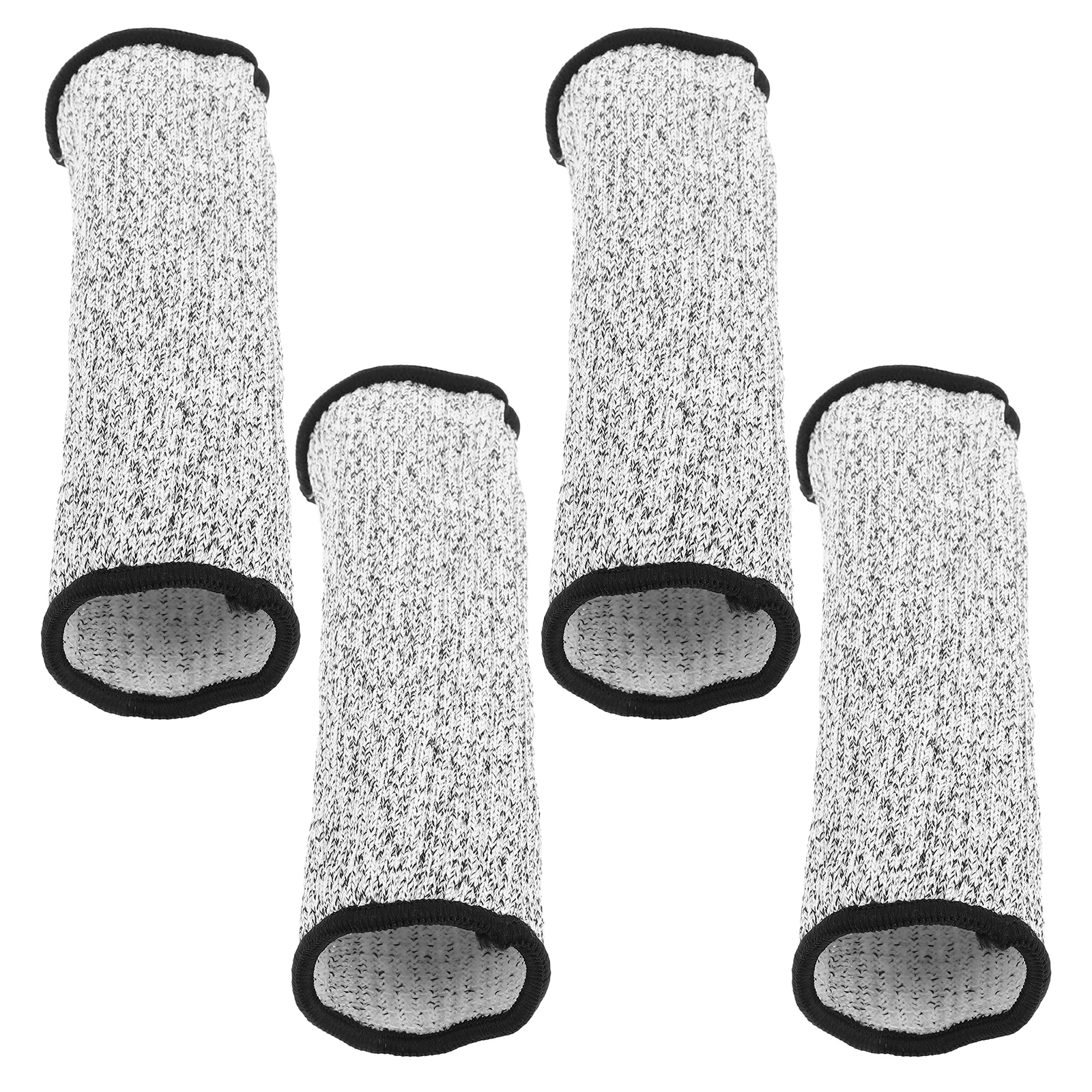 

2Pairs Cut Resistant Arm Sleeves High Strength Breathable Protective Arm Guards Outdoor Camping Work Safety Sleeves for Men