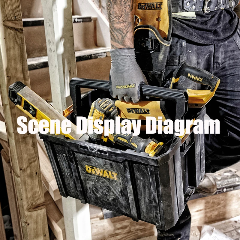 DEWALT DWST1-71228-23 Uncovered Suitcase TSTAK 440*320*275MM Large Capacity High Hardness Tool Accessory Milk Box