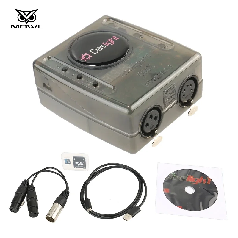 DMX Interface Signal Decoded for Stage Lighting DMX 512 Controller
