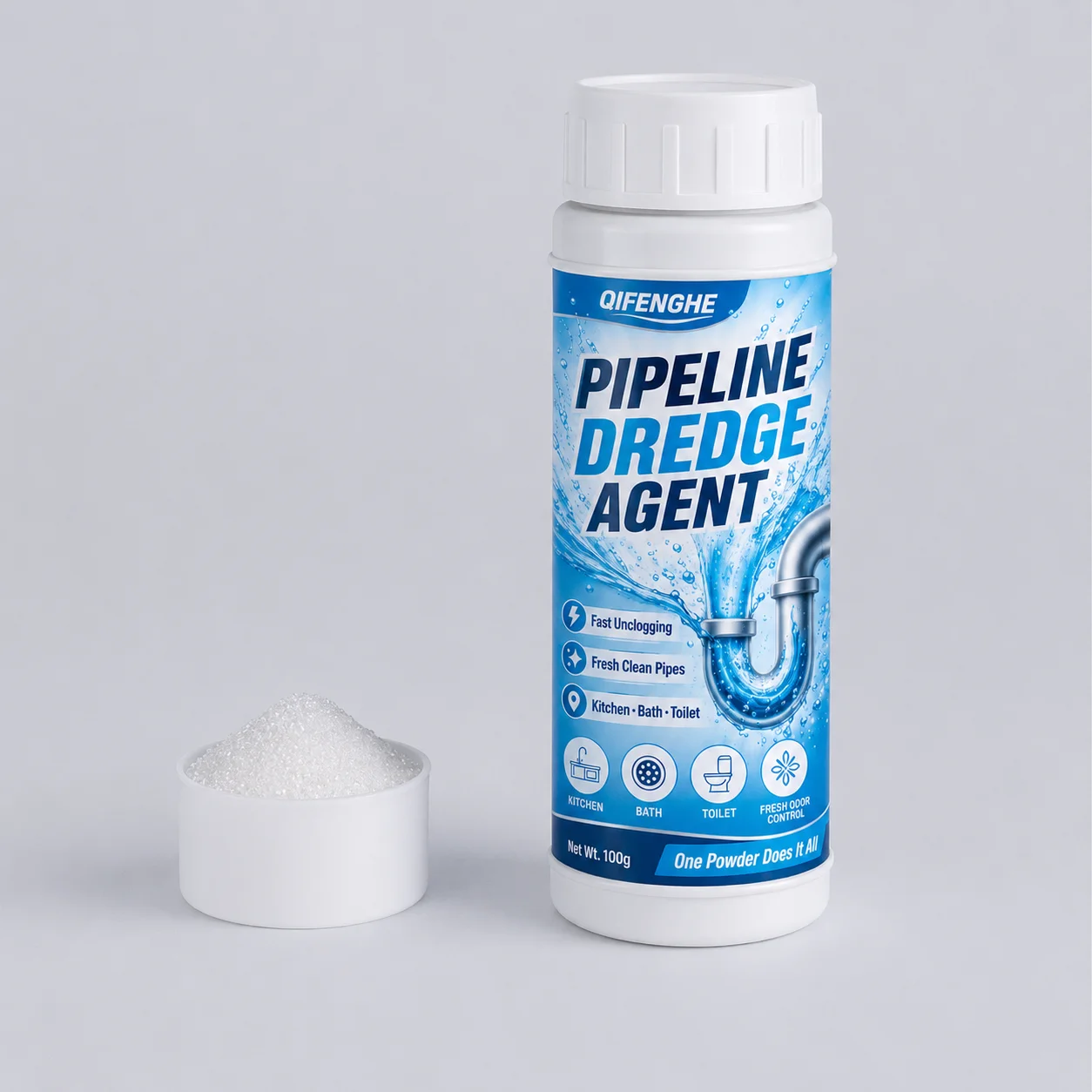 High Efficiency Sink Drain Cleaner Clog Remover Kitchen Sewer Power Pipe Channel Powder - Powerful Cleaning Tool for Home