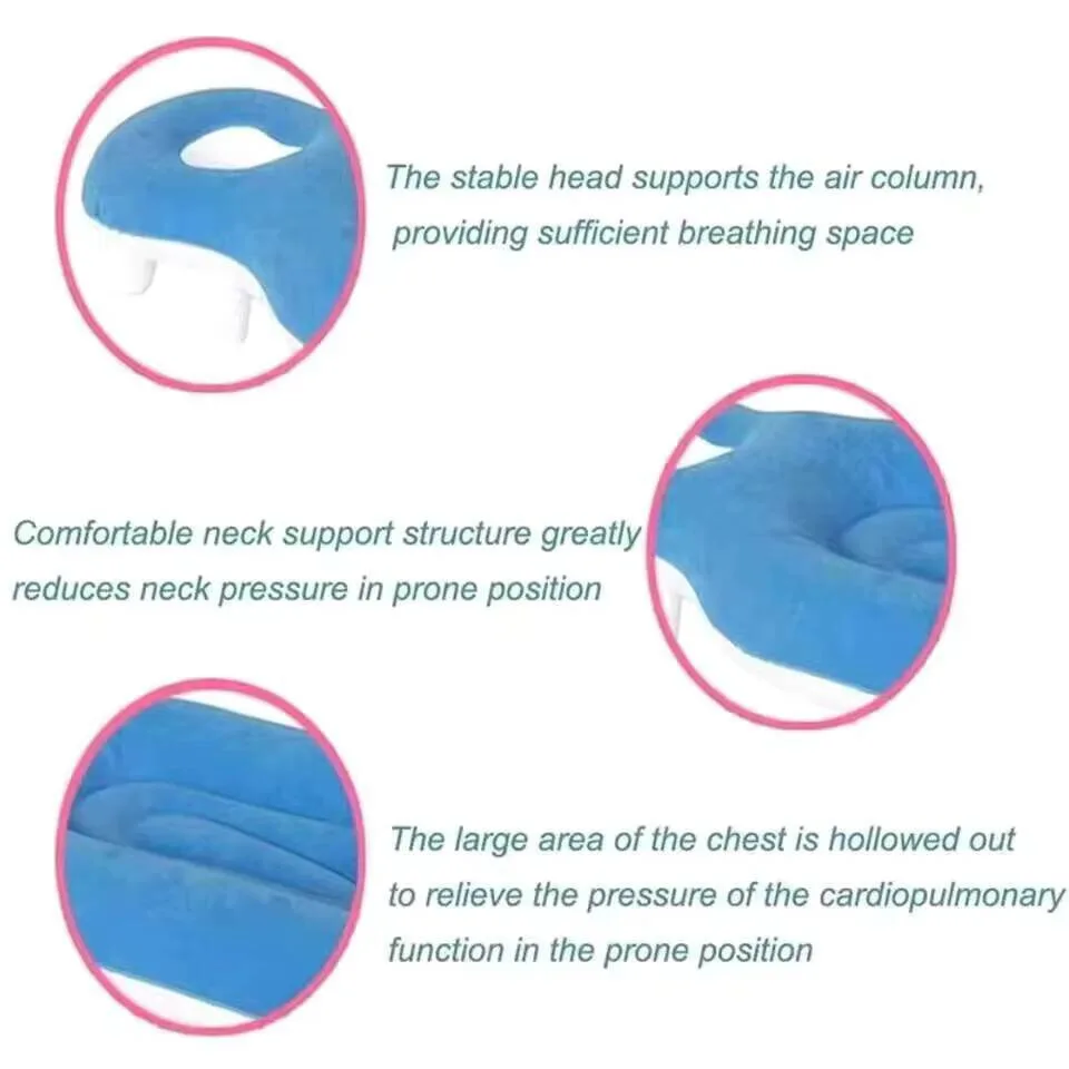 Multifunctional Face Down Sleeping Pillow Inflatable Retinal Detachment Patient Sleep Retinal Lying Cushion