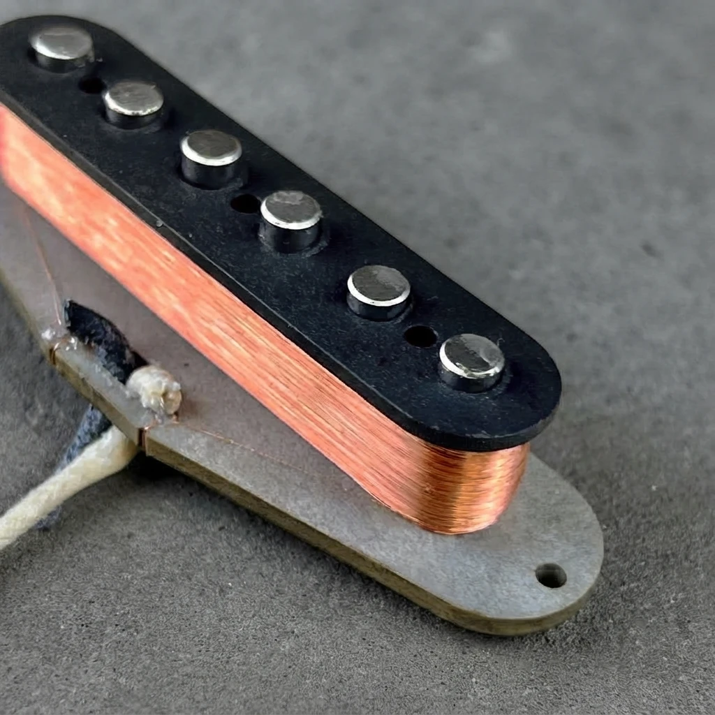 Hand-Wound SSS Set, 1969 Custom, Alnico V Magnets, Neck Middle Bridge, Classic Vintage Tone, Mounting Screws for ST Style