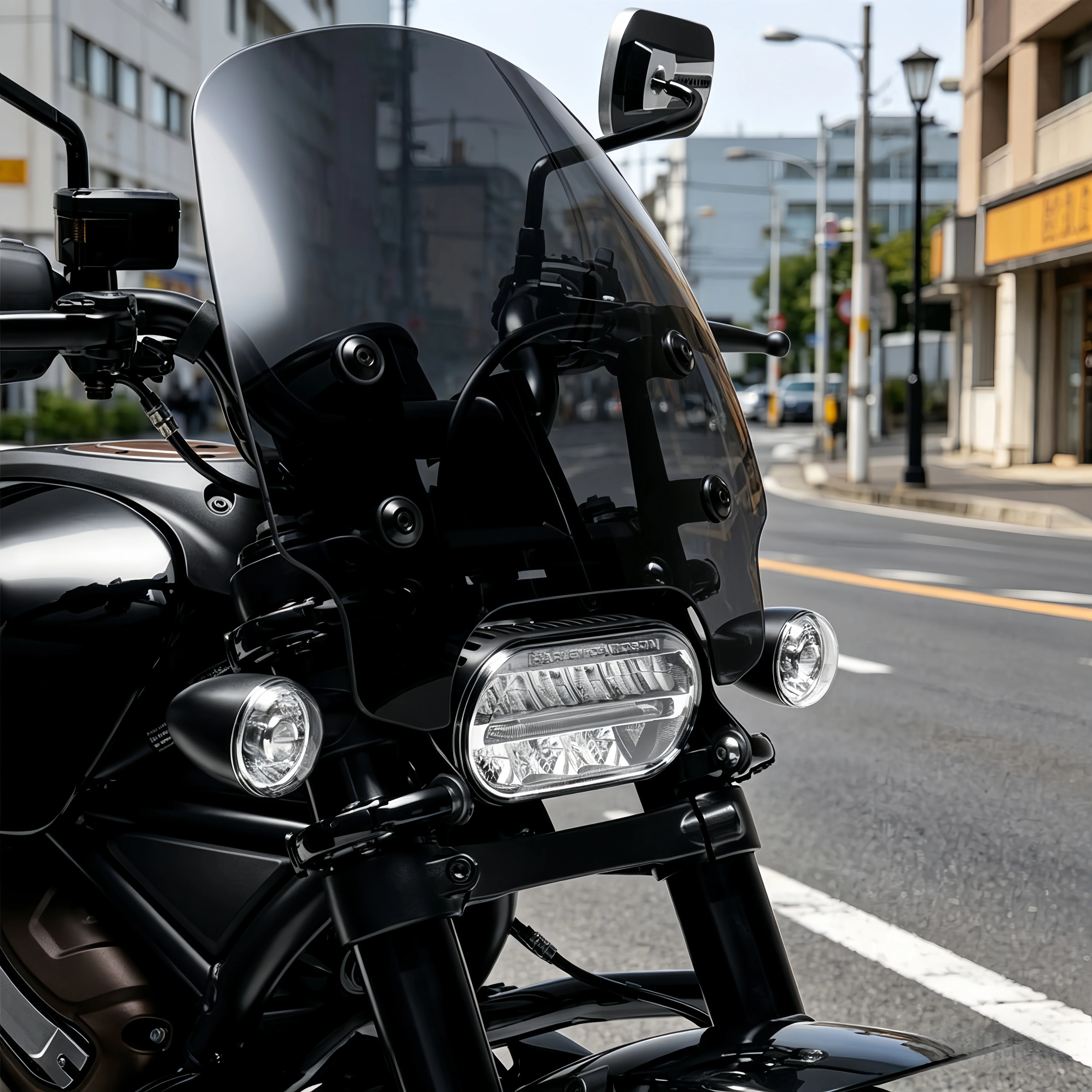 For Harley Sportster S 1250 RH 1250 Fairing Quick-Release Compact Windshield Sportster S Accessories Windshield