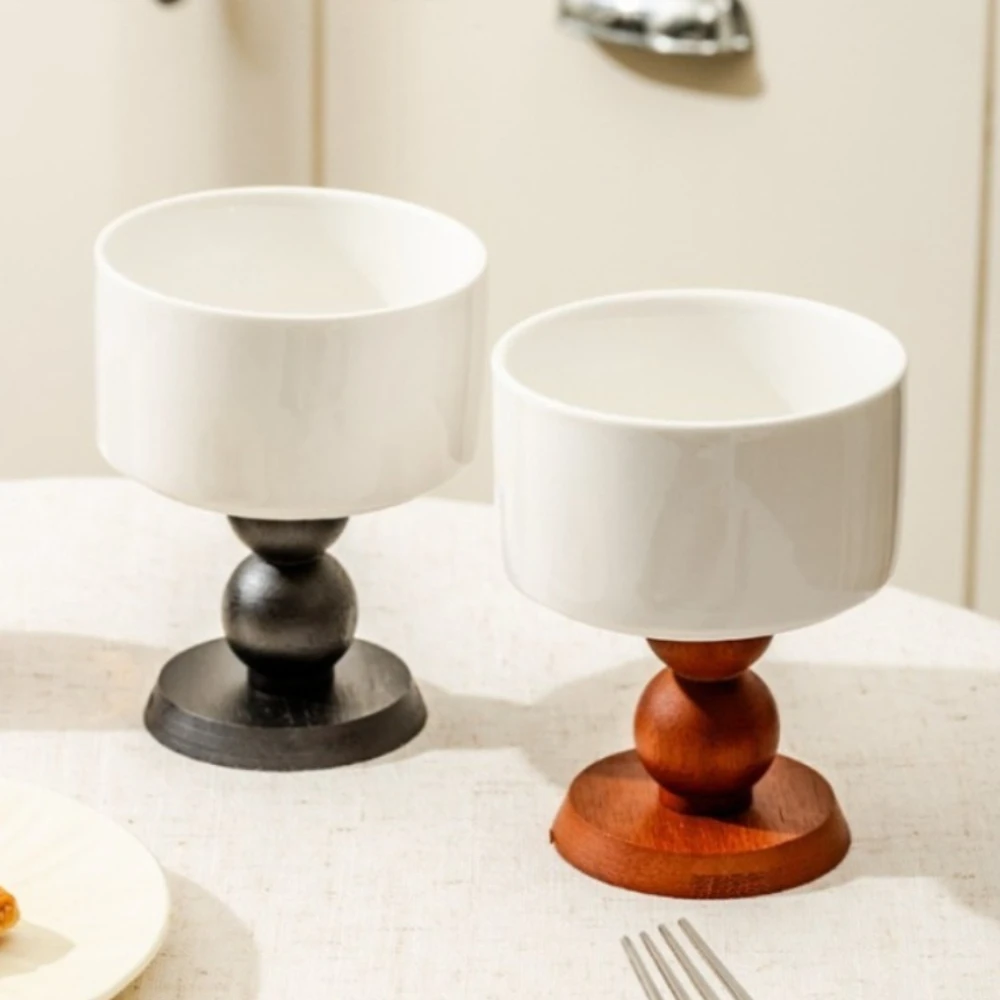 Nordic Style White Ceramic Candle Holder Decorative Candlestick Housewarming Gift for Dining Table Entryway Home Ornament