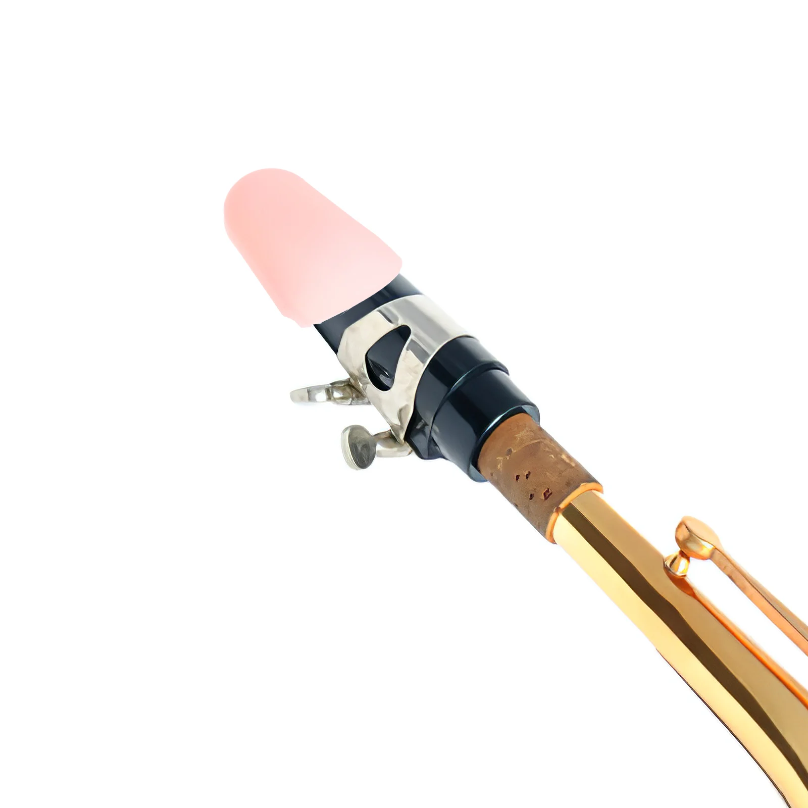 

Saxophone Protective Silicone Cover Lightweight Portable Replacement Sax Cap Practical Design Saxophone Cap Flute Sleeve