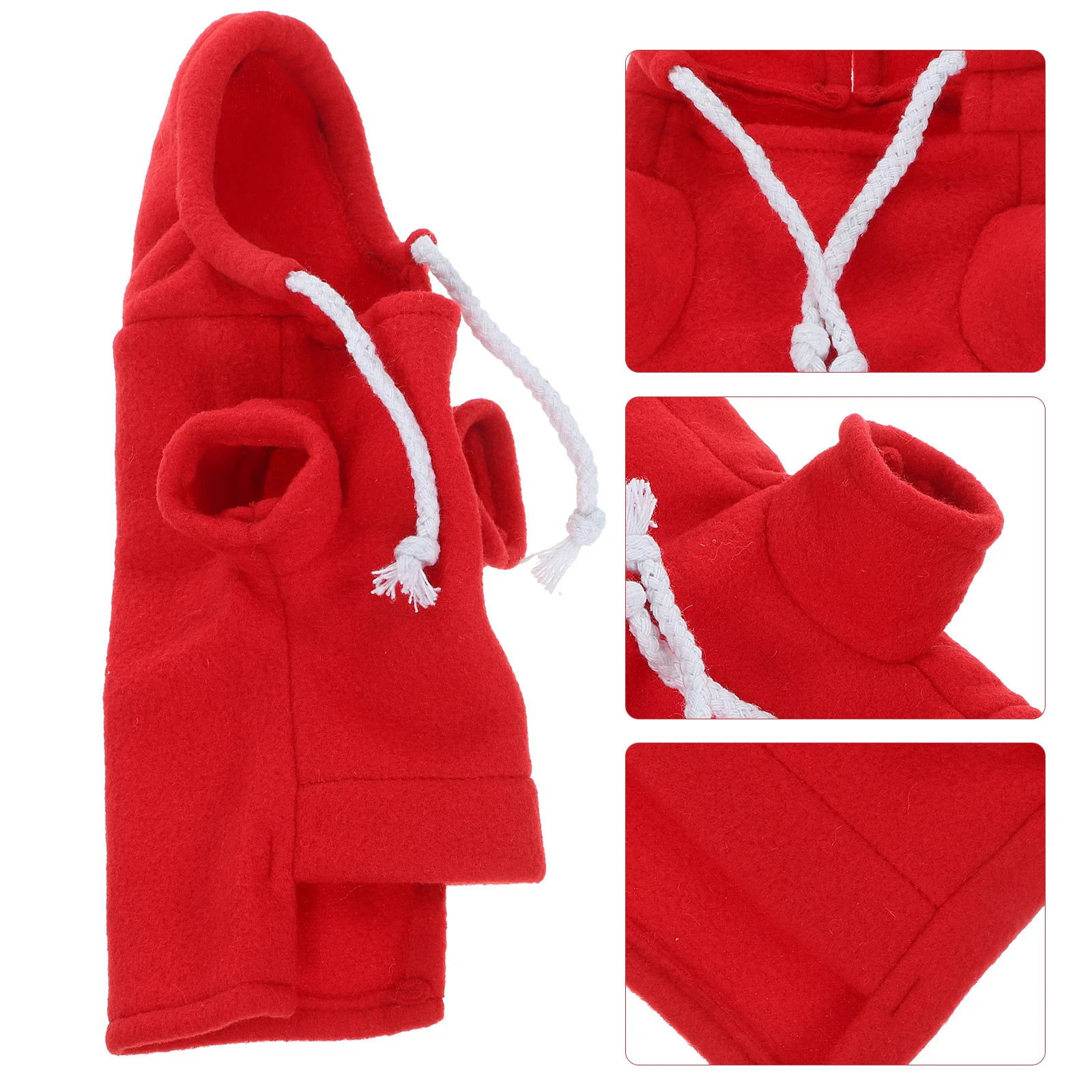 Bluza dla małych zwierząt, polarowa, wygodna dla chomika, fretki, szynszyli, na codzienne spacery, strój na święta i imprezy.