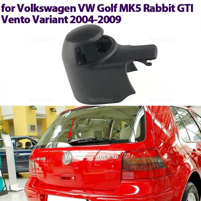 Rear Windshield Windscreen Wiper Arm Cover Mounting Nut for Volkswagen VW Golf MK5 Rabbit GTI Vento Variant 2004-2009 6Q6955435B