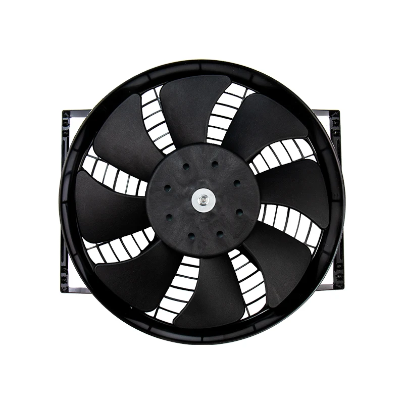 Universele 10 Inch Radiator Fan 12V 24V Slanke Radiator Elektrische Koelventilator A/C Ac Auto Air conditioning Truck Auto Voertuig