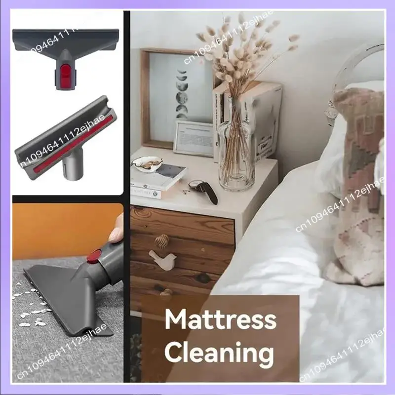 N83R For Dyson V7V8V10 Vacuum Cleaner Hard Brush Mattress Suction Accessories Soft Brush Head Flat Nozzle