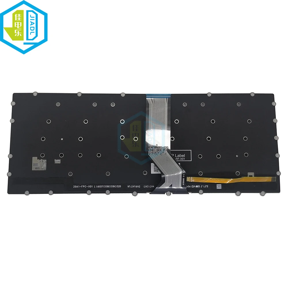 Imagem -02 - Teclado Retroiluminado para Acer Chromebook Spin 514 uk gb Cp5141h Cp514-1ht Nki131320b Teclados de Retroiluminação Peças do pc Portátil