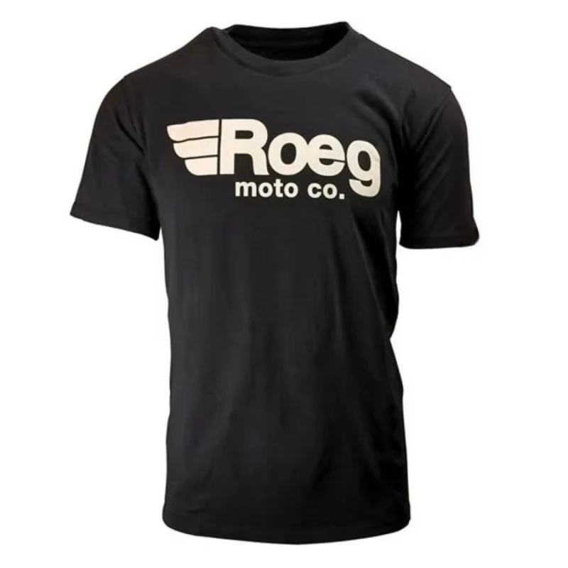 

2025 new Roeg Logo T-shirt pattern print short sleeves, summer cotton crew neck T-shirt unisex loose comfortable top
