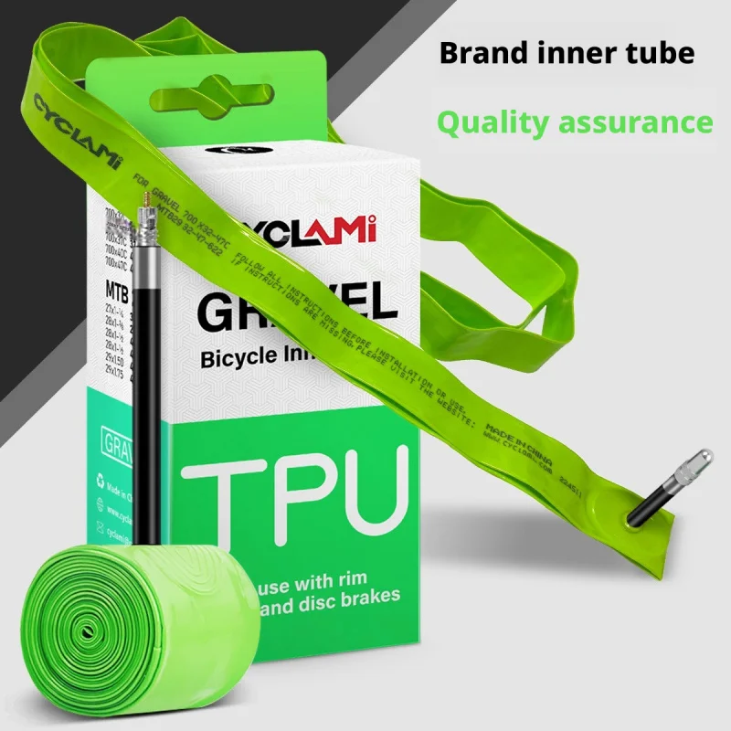 

Ultra-Light TPU Bike Inner Tube, Presta Valve (French Valve) for Road & Mountain Bikes, Puncture Resistant Cycling Tire Tube