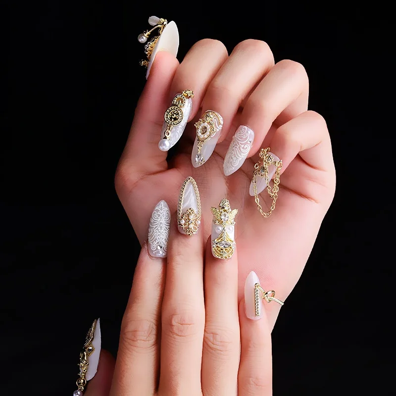 Arte do prego strass decorações suprimentos fototerapia prolongs unhas diy 3d pedras de cristal contas glitter gem unhas acessórios