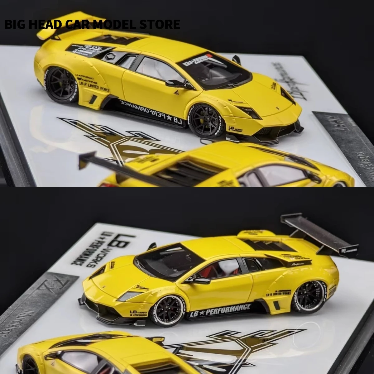 

404 ошибка 1:64 Murciélago двойной набор автомобилей для взрослых, хобби, литая под давлением модель автомобиля из смолы
