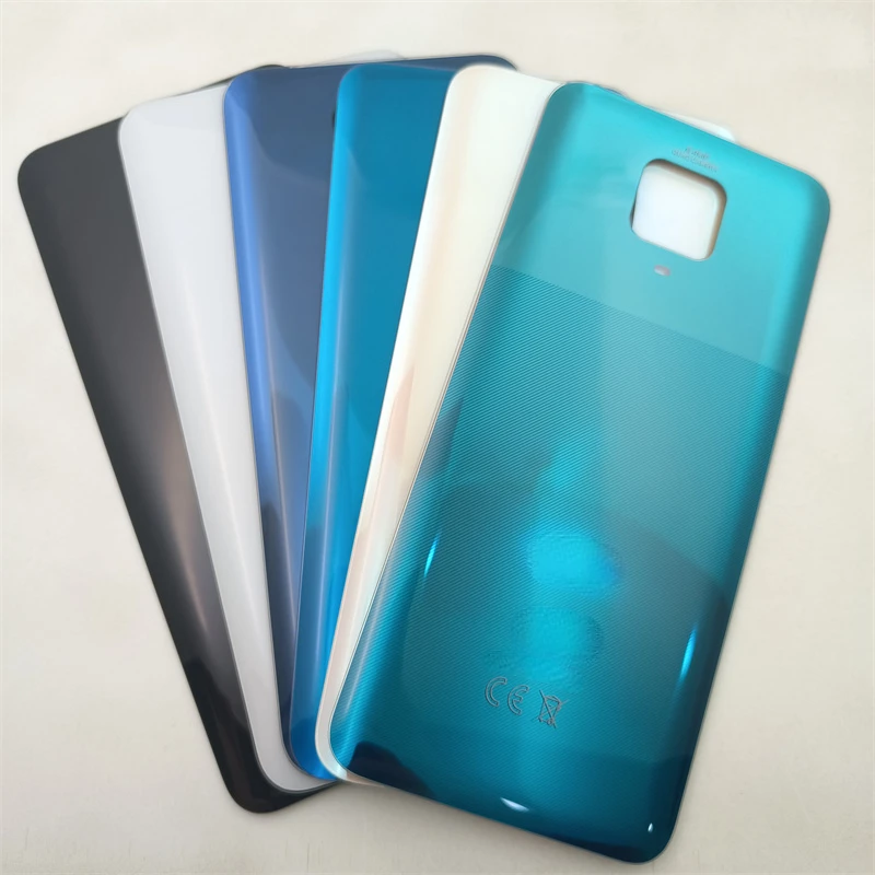 

10Pcs For Xiaomi Redmi Note 9S Battery Cover Back Glass Panel Rear Housing case For Xiaomi Redmi Note 9 Pro Battery Cover