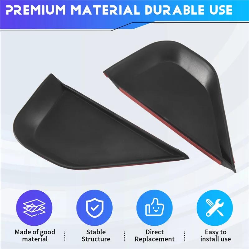 2PCS Car Side Center Control Storage Box Space Plate Plastic Cover Trim Interior Accessories For Skoda Kodiaq 17-22-T61C