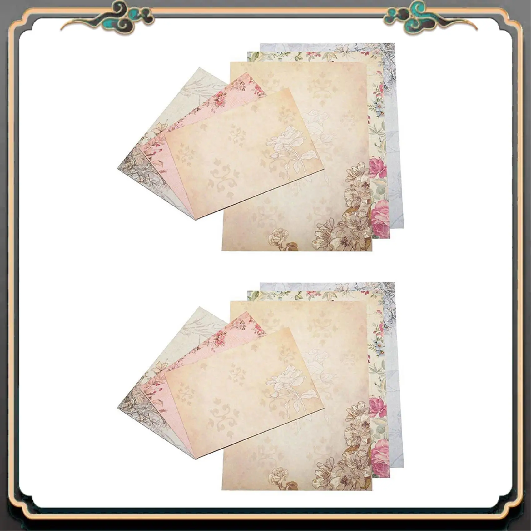 Reliable-80 Sheet Vintage Stationery Sets With Envelopes For Writing Letters