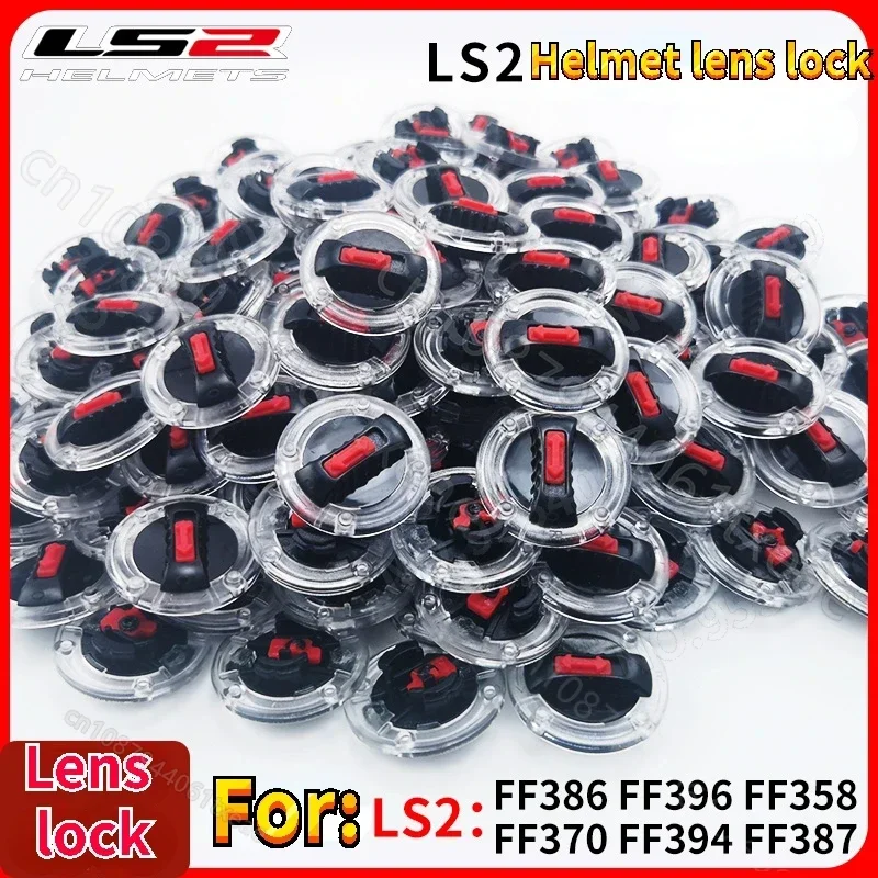 LS2 helmet accessories FF358/370/386/394/396 lens original buckle base switch buckle ear cover knob capacete de moto ls2