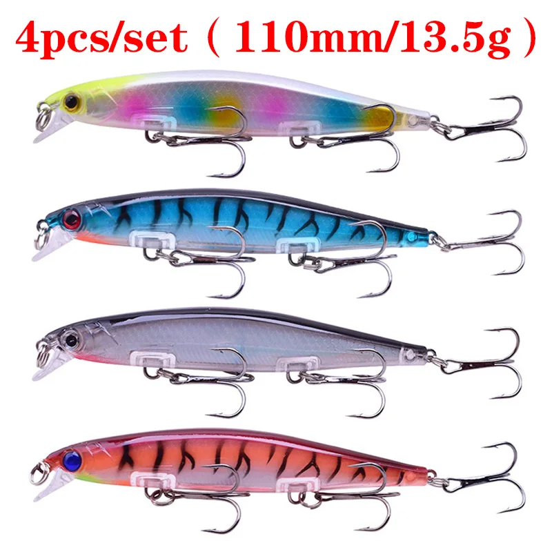 Kit de isca de pesca poderosa (wobbler), isca rígida, conjunto de isca de pesca para carpa