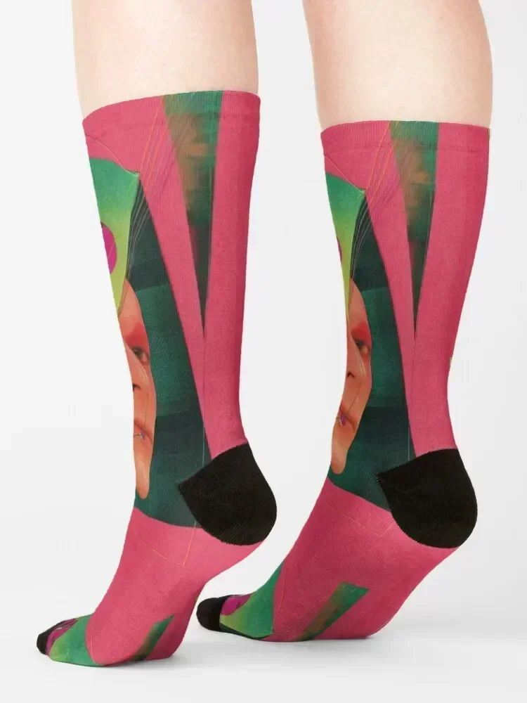 moonage daydream Socks anti slip football compression winter thermal professional running Socks Girl Men's