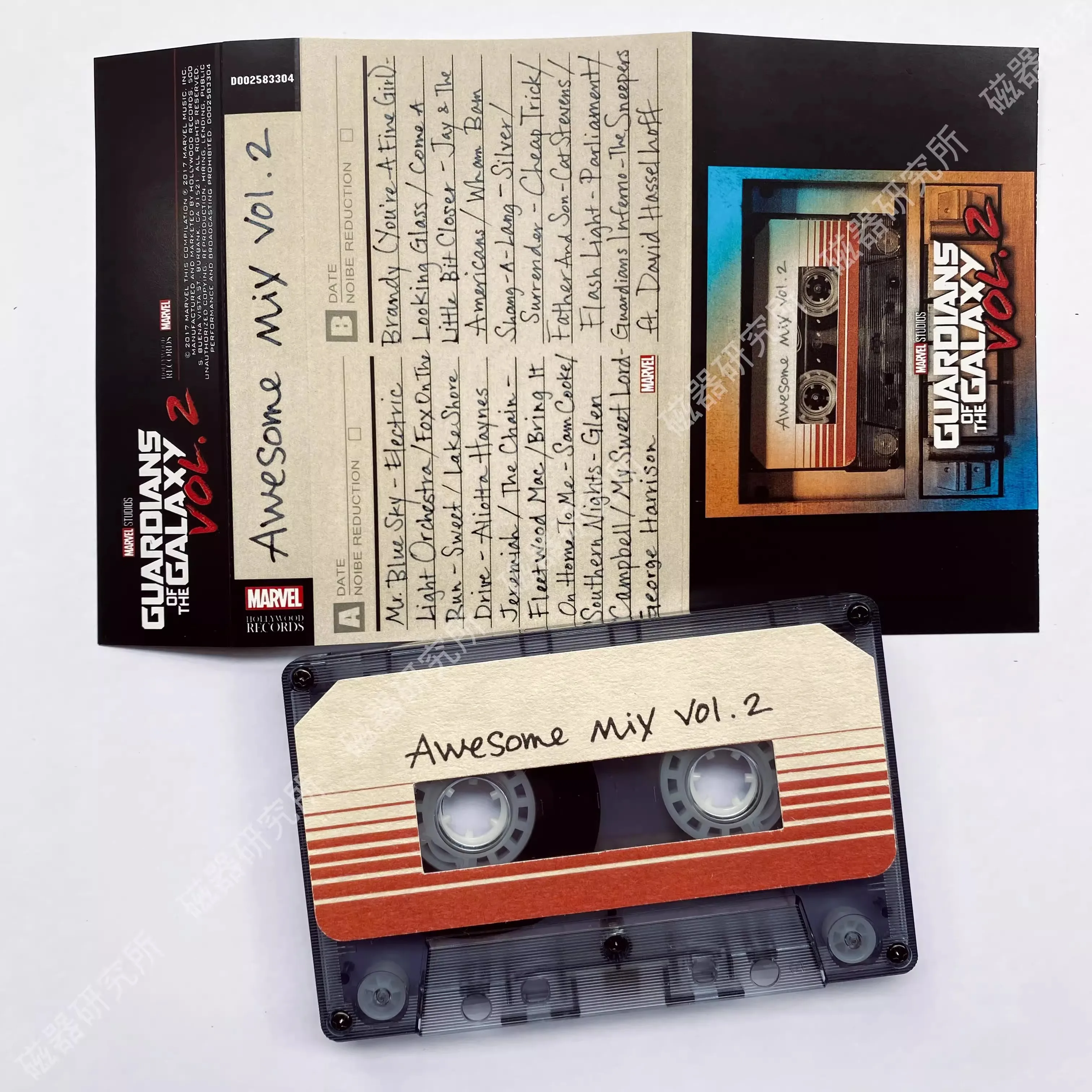 Film Guardians of the Galaxy Vol2 Tyler Bates Muziektape Star-Lord OST Albumcassettes Cosplay Walkman Recorder Soundtrack Box