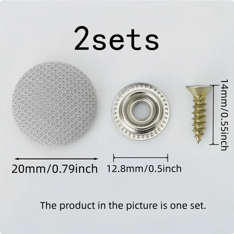 2 pcs Car Headliner Clips, One-Screw Twist Lock for Car Roof Sagging Repair, Multipurpose, Versatile