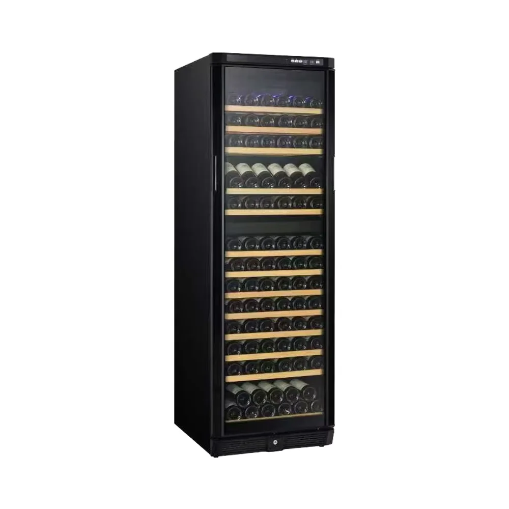 

2025 Superb Dual Zone Wine Cabinet Glass Door Wine Refrigerator Premium Household Electric Refrigerador
