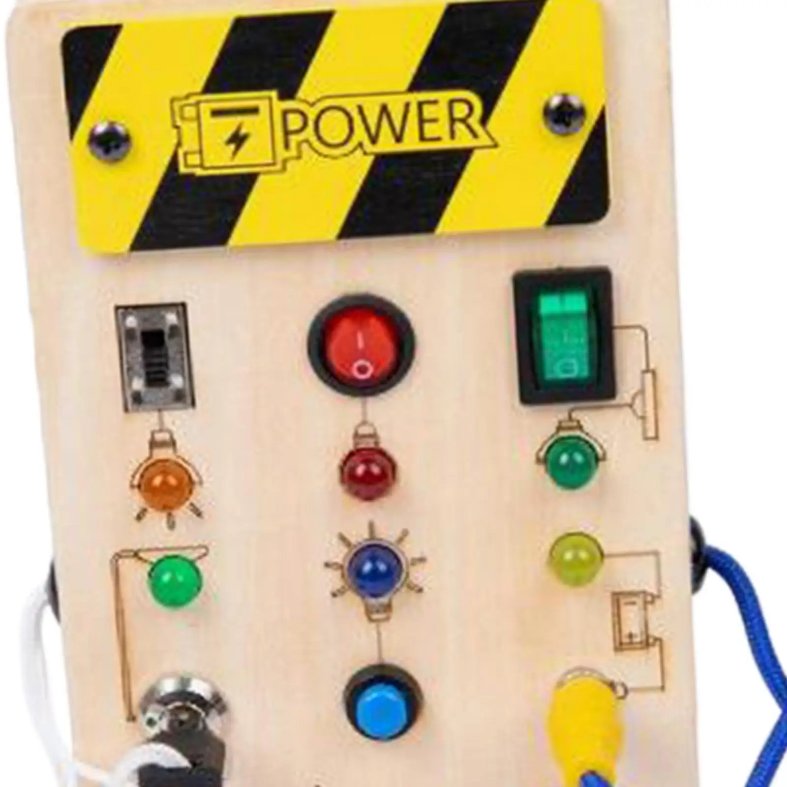 ライトスイッチビジーボード LED モンテッソーリビジーボード 就学前の女の子子供用