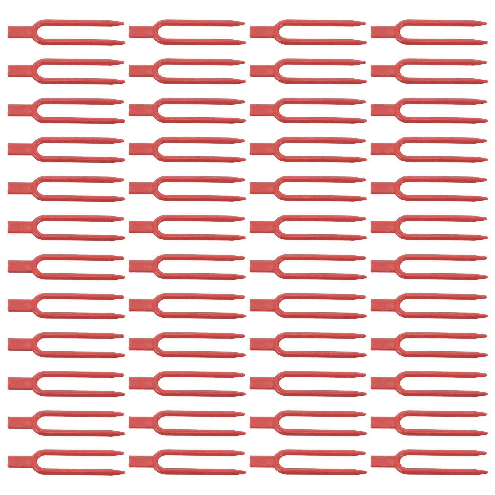 

100Pcs Plastic Plant Vine Fixing Clips Garden Support Forks Reusable Vegetable Trellis Clamps Vine Clips Fastening Vines Fixture