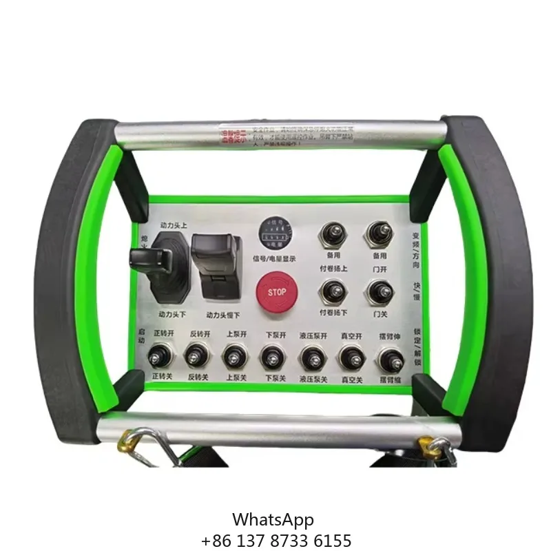 Factory Customized Waterproof Fixed Code Wireless Remote Control Box 11 Functions Plastic Metal 1 Year Warranty For Drilling Rig