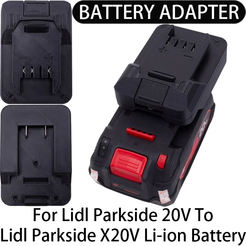 

Battery Adapter for new Lidl Parkside X20V tools Convert to older Lidl Parkside 20V Li-ion Battery Adapter/Converter