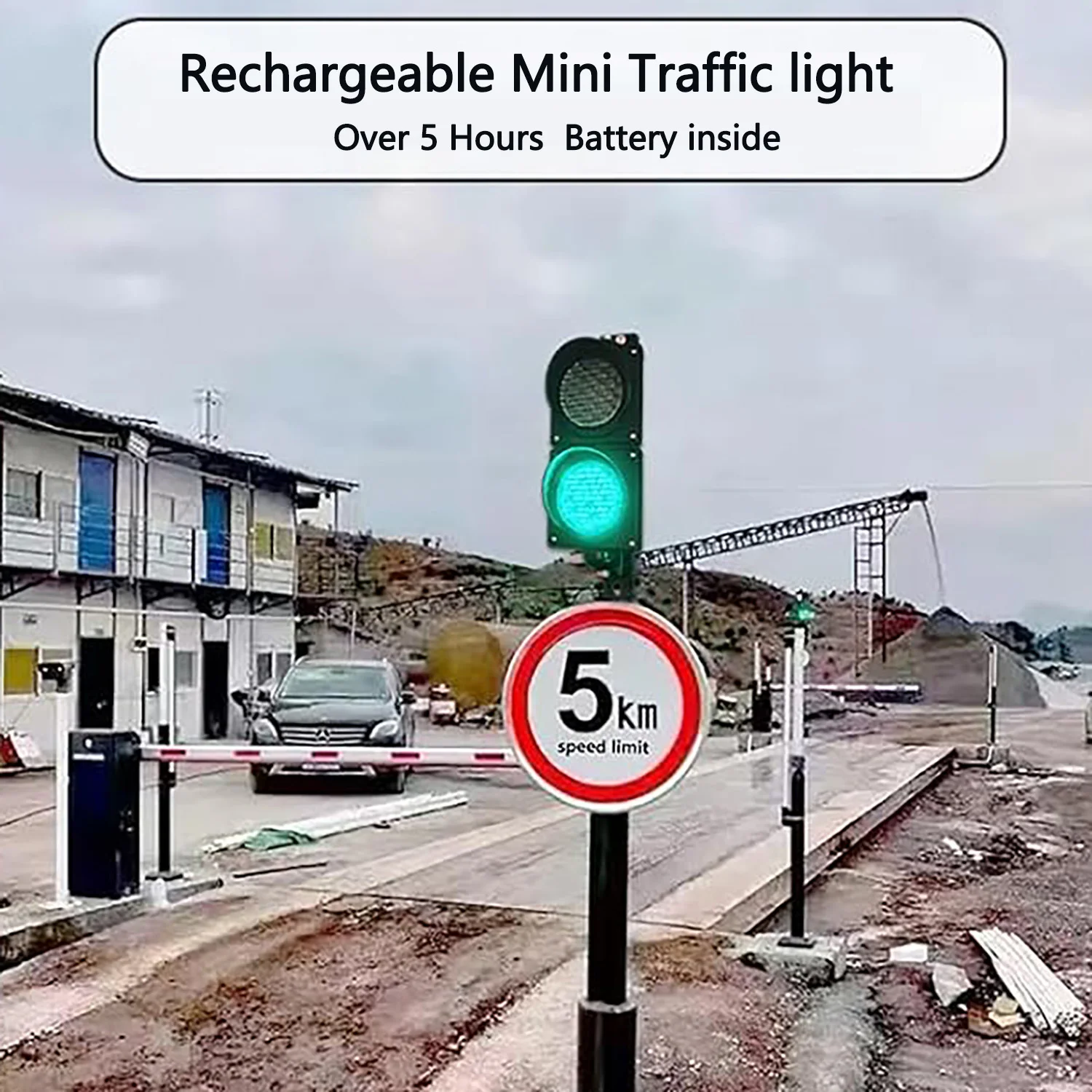 Перезаряжаемый светофор, настенный светильник, стоп-сигнал с дистанционным управлением, промышленный светодиодный настенный бра, забавные сигнальные огни для домашнего офиса