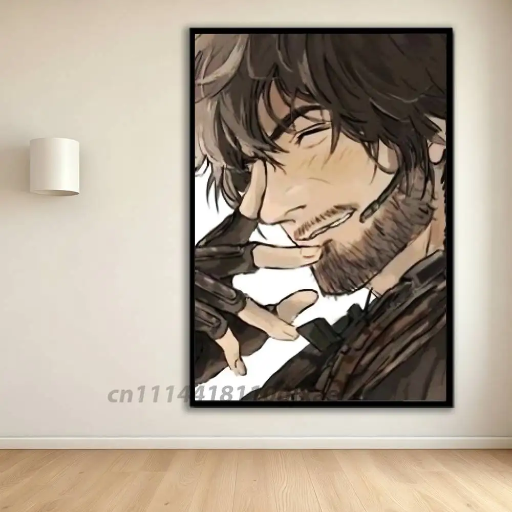 R-Resident E-Evil Carlos Oliveira Artists Canvas Painting for Living Room Home Decor Poster Fans Gifts-unframed