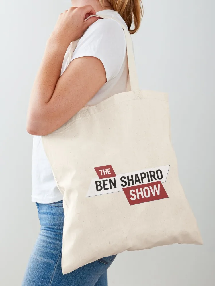 

The Ben Shapiro Show Tote Bag cute pouch bag Women's handbag shoping bag shopping bags foldable