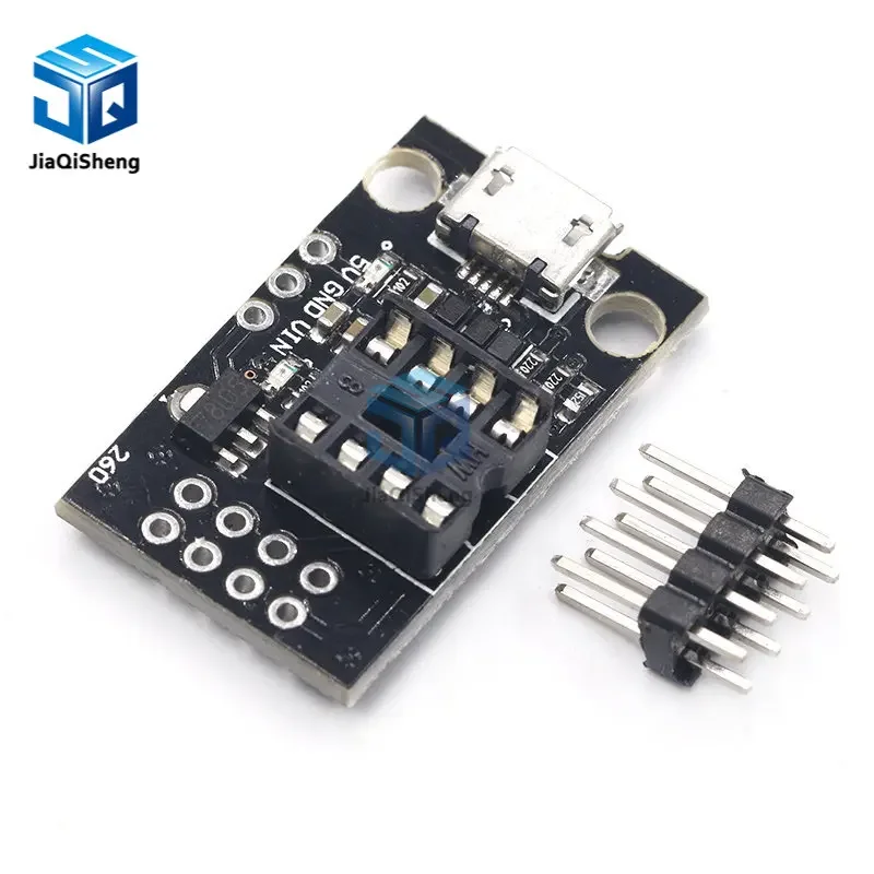 ATtiny13A / ATtiny25 / ATtiny45 / ATtiny85 Pluggable ATTINY Development Programming Bare Board