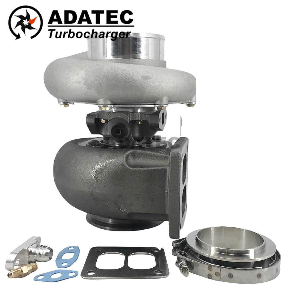 Gen2 PTE 7675 PTE7675 Turbo T4 Twin Scoll Vband 1.25AR توربينات المياه المبردة كرة سيراميك تحمل شاحن توربيني عالي الأداء #5