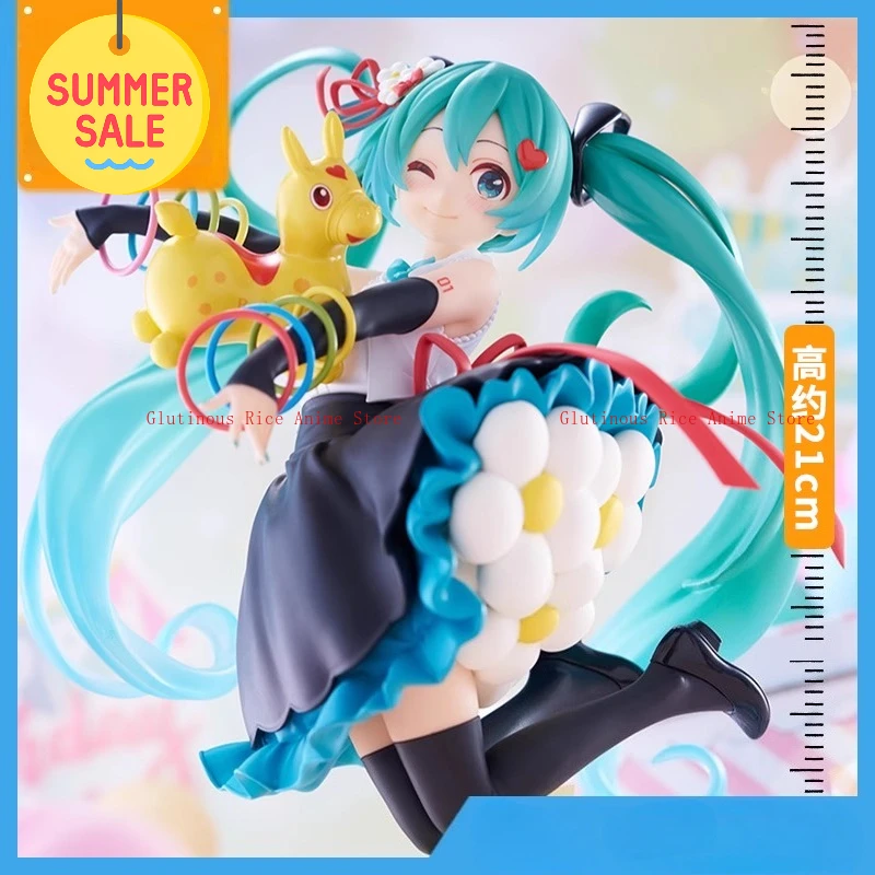 

Labubu cartoon character Hatsune Miku 39 Co branded commemorative boutique children's toy model Original cute doll statue