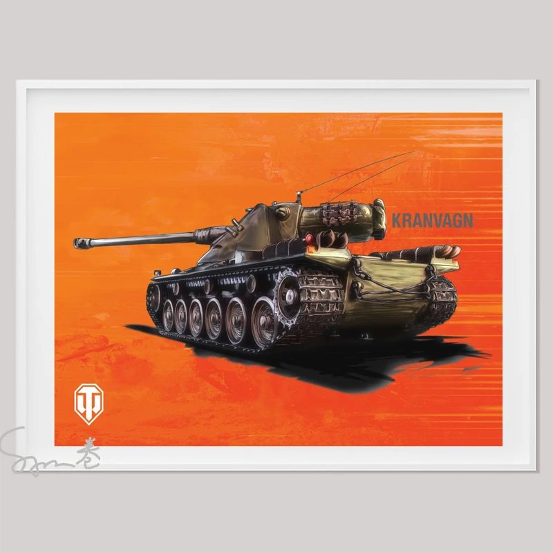 World of Tanks Poster Canvas Printing Gaming Tank Concepts Wall Art Picture World of Tanks Gaming Room Wall Decoration Game Gift