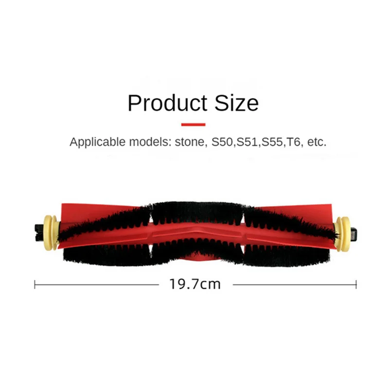 ABGU para S5 Max S50 S55 S5 T7Pro T6 piezas de Robot aspirador puro cepillo principal Cepillo Lateral cepillo de limpieza de filtro Hepa