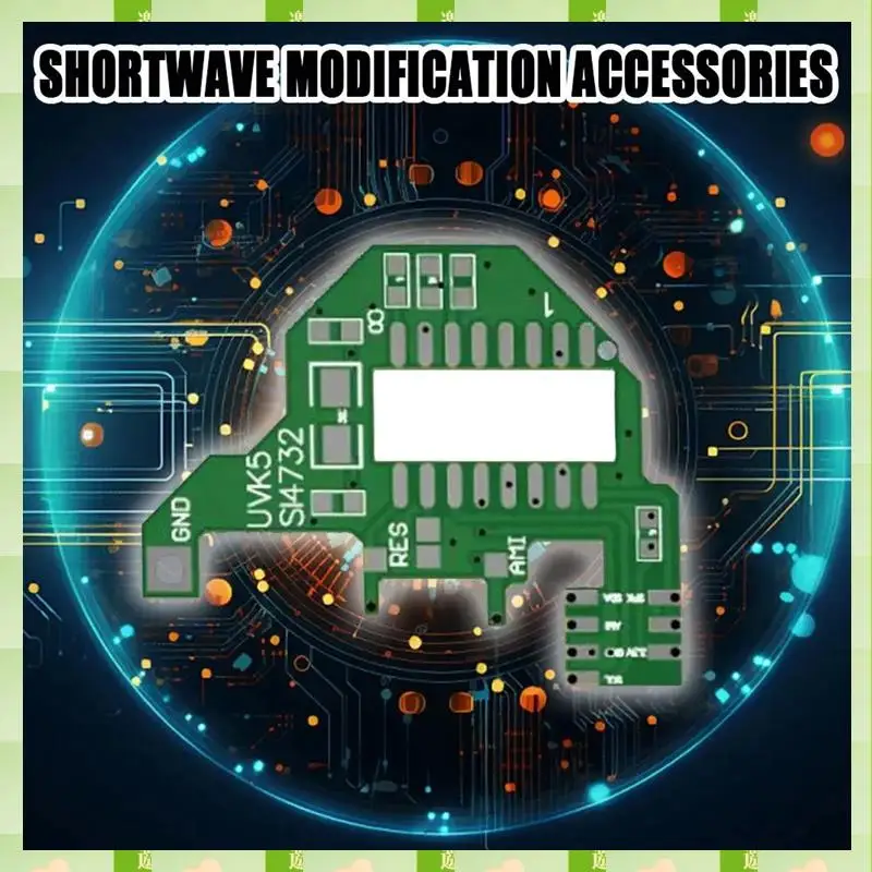 2025 SI4732 وحدة + 2Xdonut هوائي وحدة تعديل الموجات القصيرة V2 FPC نسخة ل Quansheng UV-K5 UV-K6 ، SI4732 وحدة + 2Xdonut