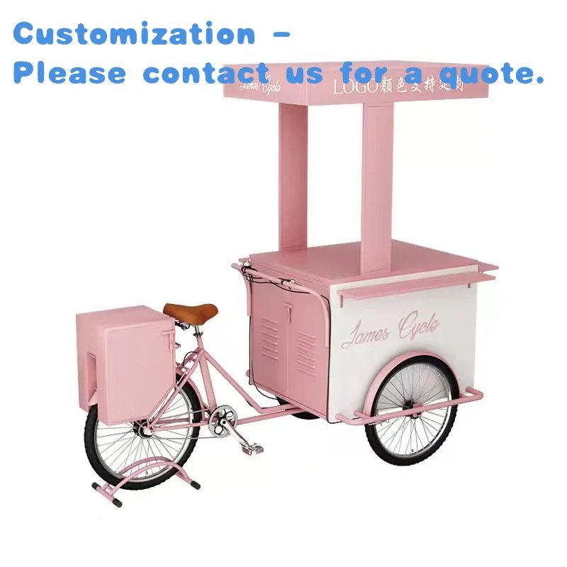 

custom.Outdoor Stall Car Night Market Snacks Mobile Tricycle Coffee Milk Tea Food Truck Fun