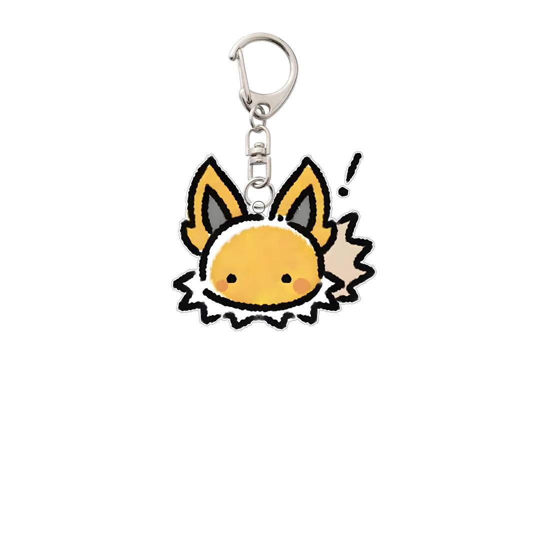 Eeveelutions Family Acrylic Keychain Anime Cartoon Bag Pendant Decor Accessories Kawaii Pocket Monster Party Keys Birthday Gift view 3