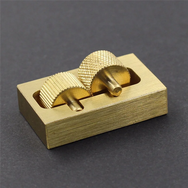 A59E-мини-крайка для масла, инструмент для резьбы по коже, чистая медь, сделай сам, сшитый вручную кожаный инструмент, ролик