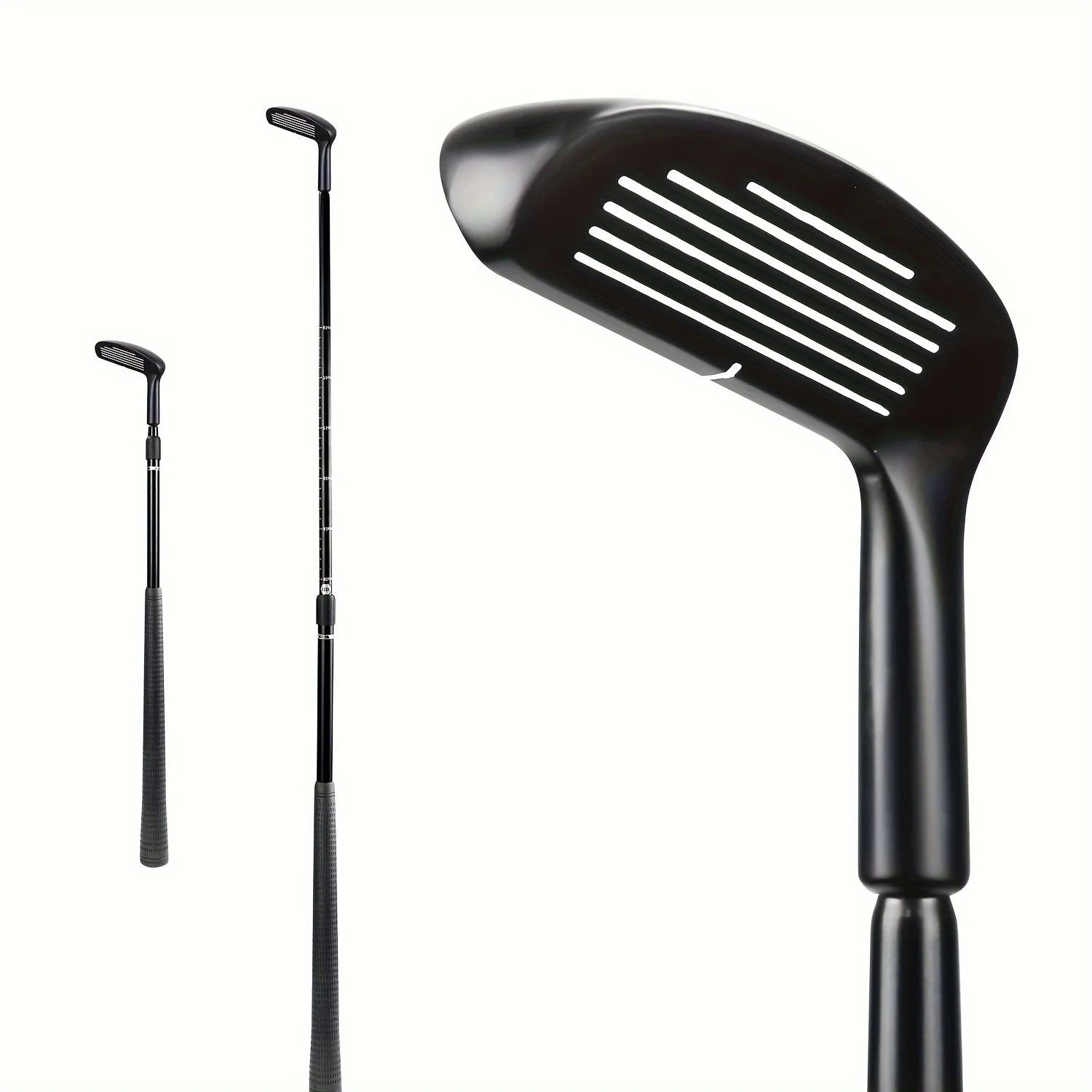 KOFULL Adjustable Golf Chipper Double Sides Golf Putter Right Handed or Left Handed Golf Clubs Black Color