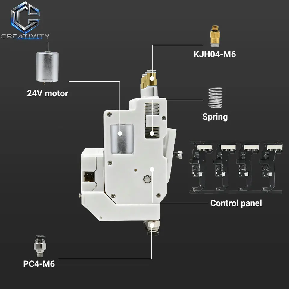Bamboo labo AMS lite互換品　BMCU370C Creativity BMCU 370C AMS Lite Auto Refill for 3D Printer