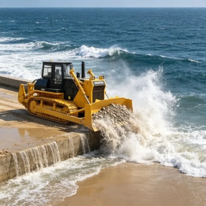 For Forestry Logging Tracked Dozer Bulldozer Earthmoving Equipment 220HP Dozer with Winch for Woodland Clearing Work