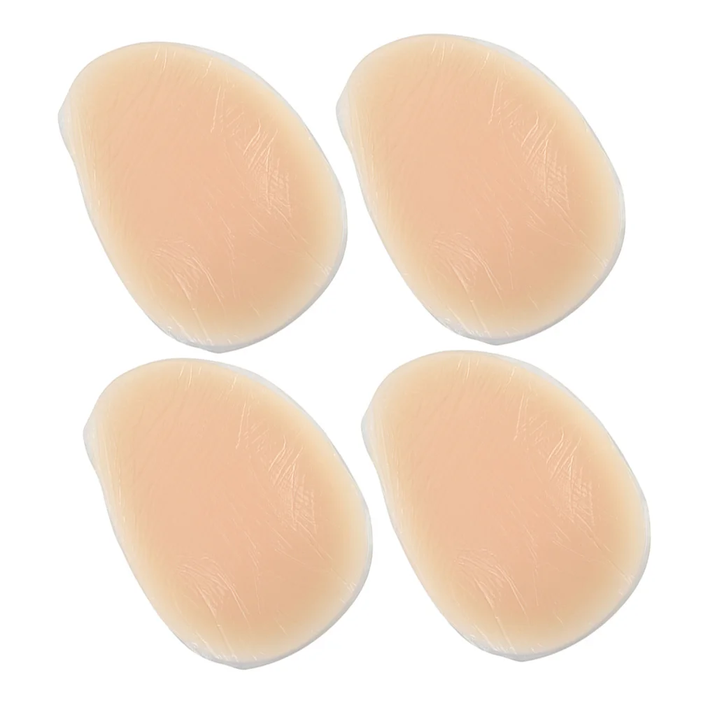 

2Pairs Self Adhesive Silicone Calf Pads Soft Comfortable Leg Corrector Pads Invisible Skin Tone Enhancer for Thin Curved Legs