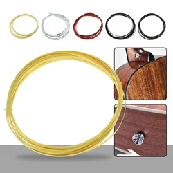 5Pcs Guitar Accessories Neck Body Edge Binding Purfling Strips Abs Plastic Diy Musical Instrument Decorative Strips 1650Mm*5Mm