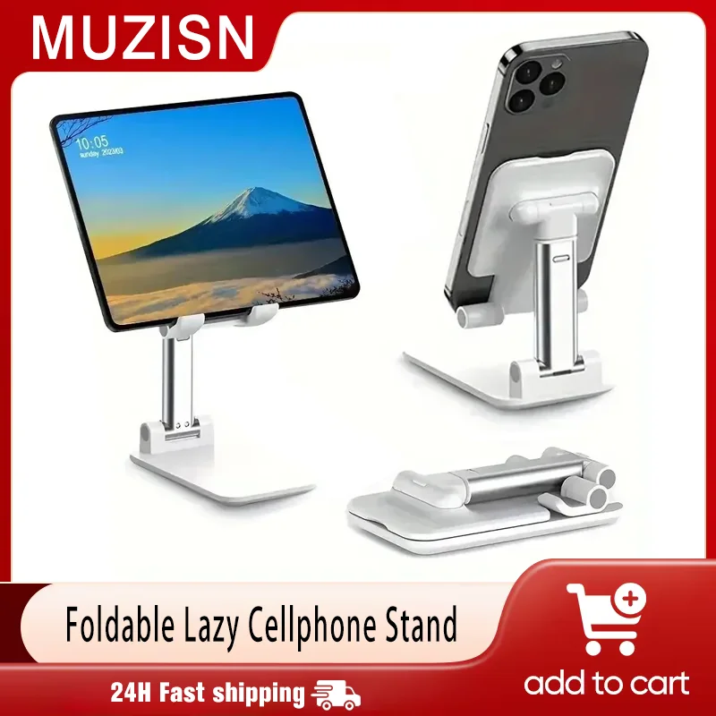 

Регулируемая складная подставка для настольного телефона Muzisn — портативный держатель для мобильного телефона со стабильной основой, универсальная для всех смартфонов