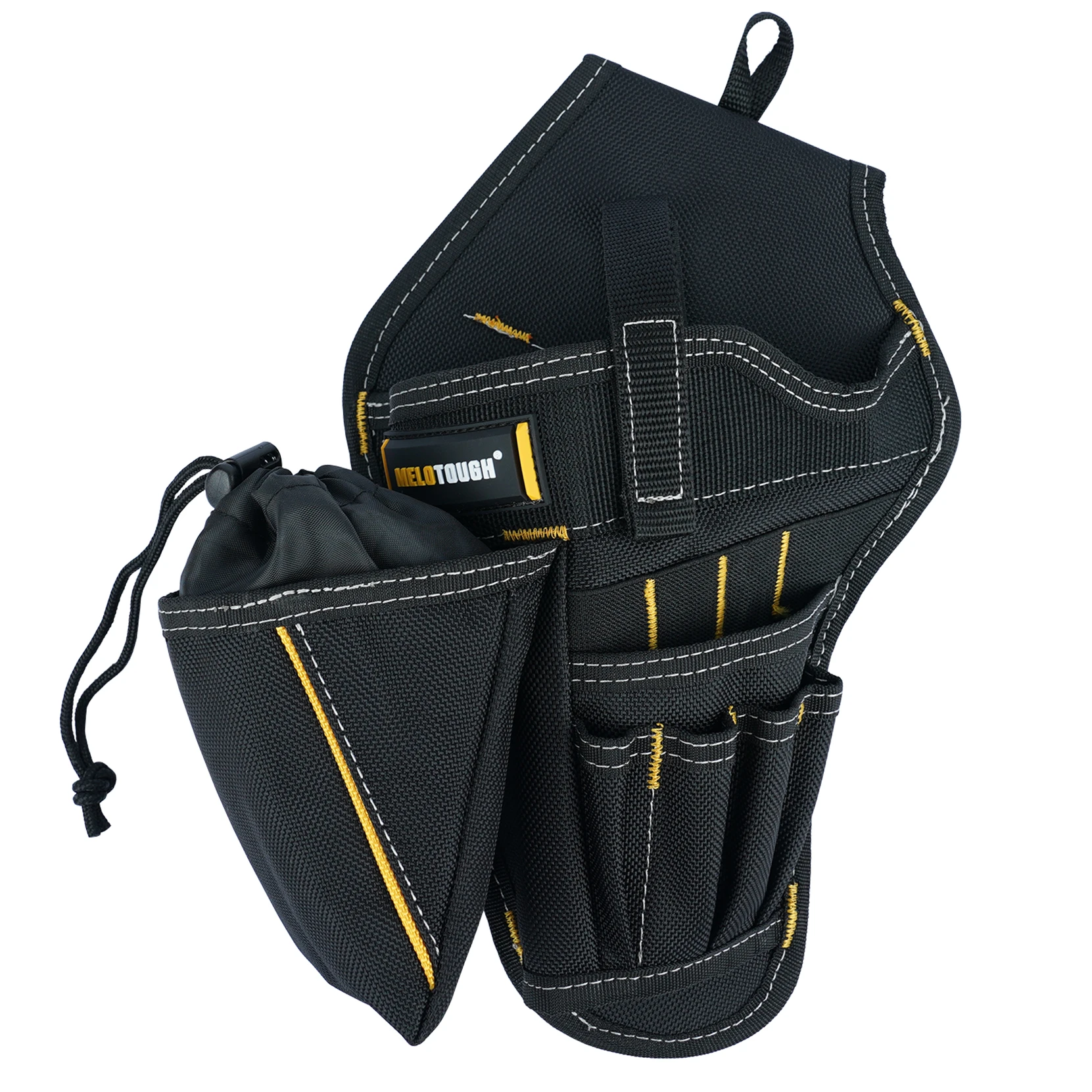 MELOTOUGH Drill Holster Impact Driver Holster Tool Bags Tool pouch With Bit Pouch Heavy Duty Impact Holster for Tool Belt